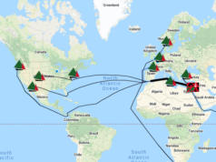 Virtual Flotilla map