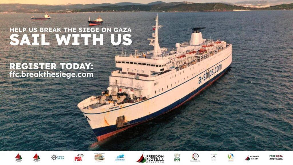 Freedom Flotilla participant ship