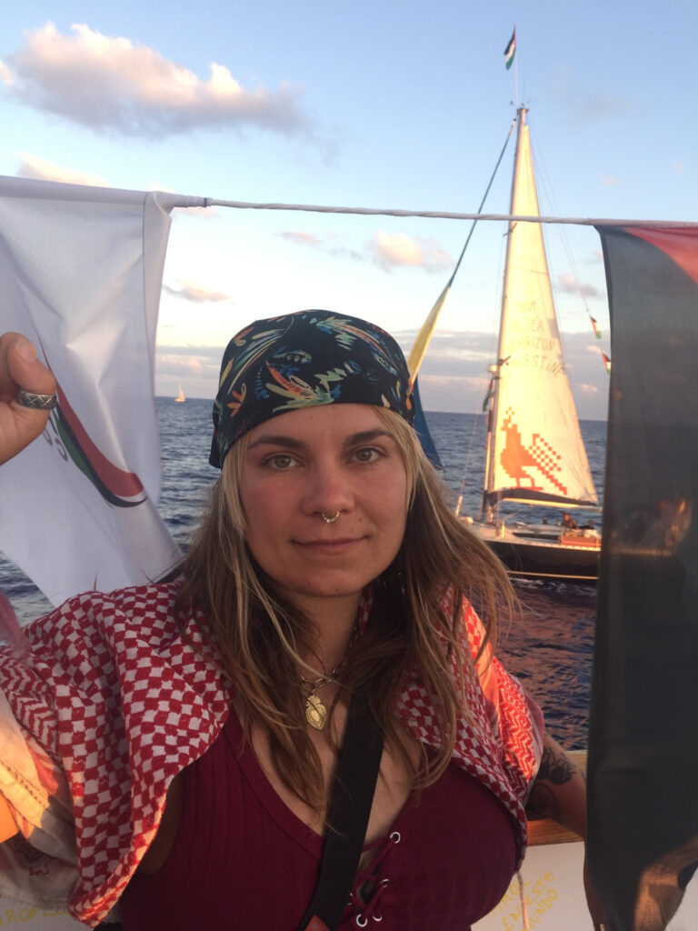 Aude Gaspar - Freedom Flotilla